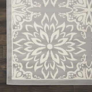 Nourison Jubilant JUB06 Ivory/Grey Area Rug