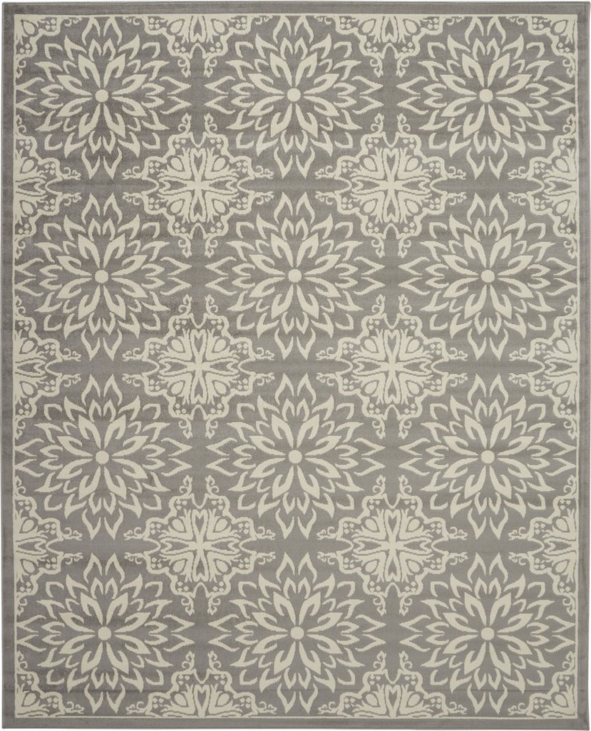 Nourison Jubilant JUB06 Ivory/Grey Area Rug