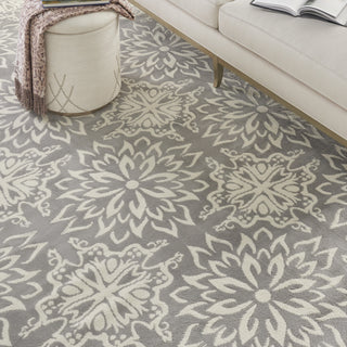 Nourison Jubilant JUB06 Ivory/Grey Area Rug