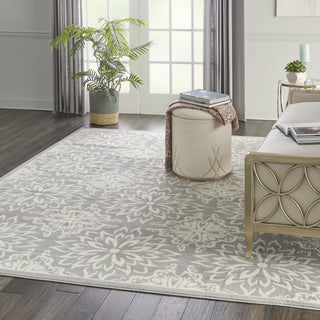 Nourison Jubilant JUB06 Ivory/Grey Area Rug