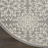 Nourison Jubilant JUB06 Ivory/Grey Area Rug