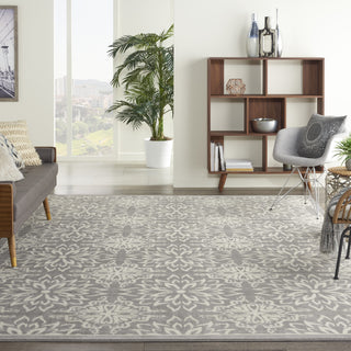 Nourison Jubilant JUB06 Ivory/Grey Area Rug