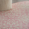 Nourison Jubilant JUB06 Ivory/Pink Area Rug