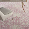 Nourison Jubilant JUB06 Ivory/Pink Area Rug
