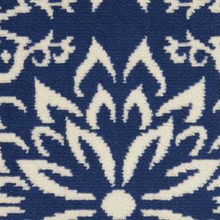 Nourison Jubilant JUB06 Navy/Ivory Area Rug