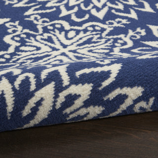 Nourison Jubilant JUB06 Navy/Ivory Area Rug