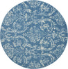 Jubilant JUB09 Blue Area Rug by Nourison 5'3'' Round