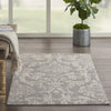 Nourison Jubilant JUB09 Grey Area Rug Room Scene Feature