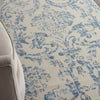 Nourison Jubilant JUB09 Ivory Blue Area Rug