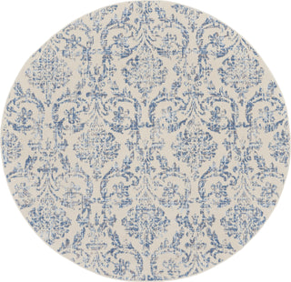 Nourison Jubilant JUB09 Ivory Blue Area Rug