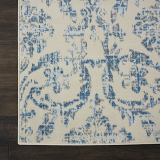 Nourison Jubilant JUB09 Ivory Blue Area Rug