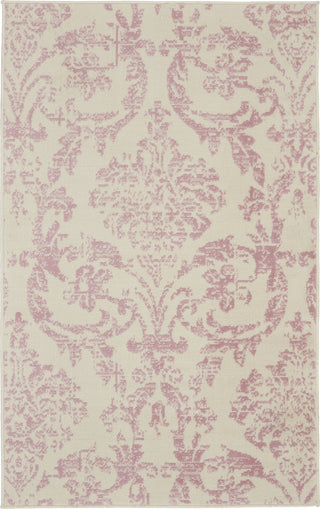 Nourison Jubilant JUB09 Ivory/Pink Area Rug