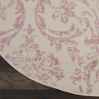 Nourison Jubilant JUB09 Ivory/Pink Area Rug