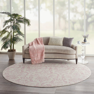 Nourison Jubilant JUB09 Ivory/Pink Area Rug