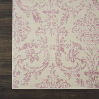 Nourison Jubilant JUB09 Ivory/Pink Area Rug