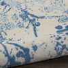 Jubilant JUB12 Ivory/Blue Area Rug by Nourison Rolled