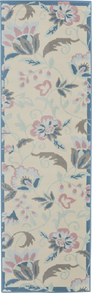 Jubilant JUB15 Ivory/Multicolor Area Rug by Nourison