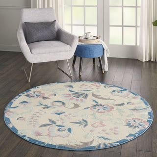 Jubilant JUB15 Ivory/Multicolor Area Rug by Nourison