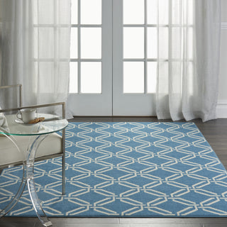 Jubilant JUB17 Blue Area Rug by Nourison Room Scene 4