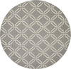 Jubilant JUB17 Grey Area Rug by Nourison 5'3'' Round