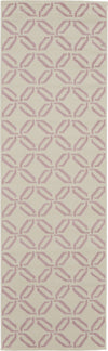 Jubilant JUB17 Ivory/Pink Area Rug by Nourison 2'3'' X 7'6'' Runner