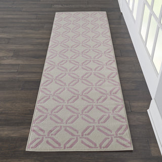 Jubilant JUB17 Ivory/Pink Area Rug by Nourison Room Scene 3