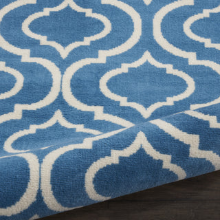 Jubilant JUB19 Blue Area Rug Close Up