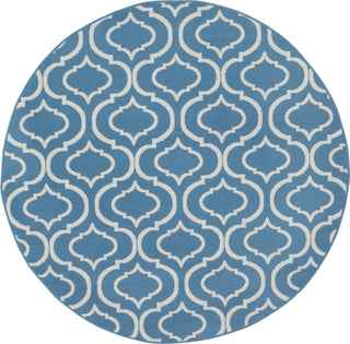 Nourison Jubilant JUB19 Blue Area Rug Round