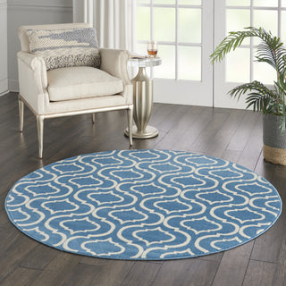 NourisonJubilant JUB19 Blue Area Rug Room Scene 3