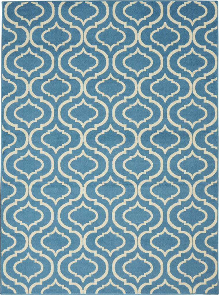 Nourison Jubilant JUB19 Blue Area Rug Main Image