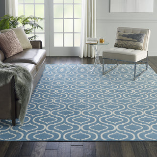 Nourison Jubilant JUB19 Blue Area Rug Room Scene Featured 