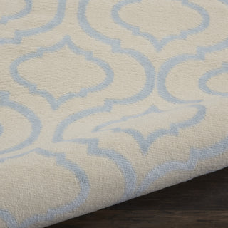 Jubilant JUB19 Ivory/Blue Area Rug by Nourison Pile