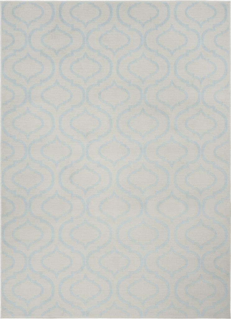 Jubilant JUB19 Ivory/Blue Area Rug by Nourison Main Image