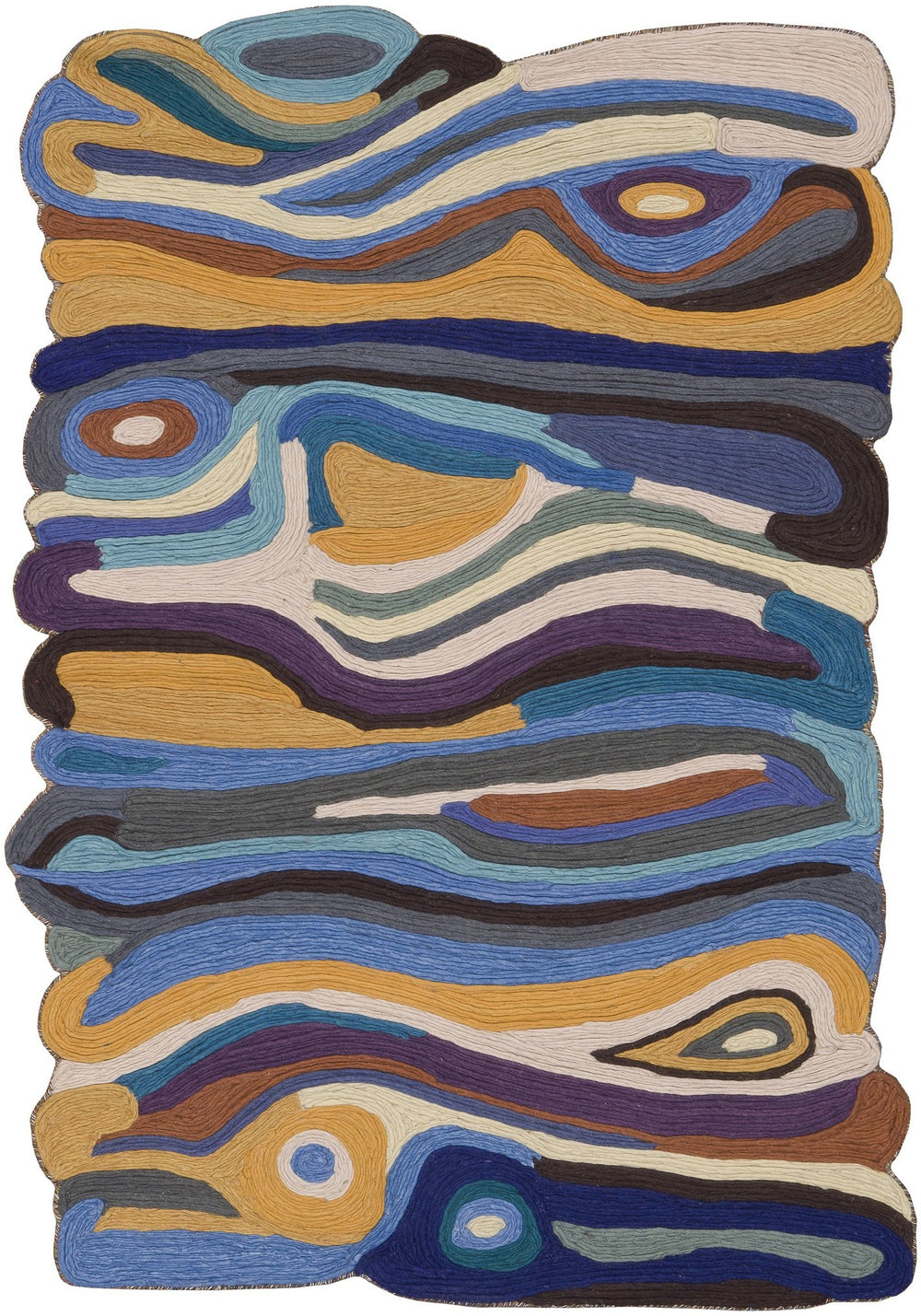 Loloi Jubilee JB-03 Sand/Blue Area Rug