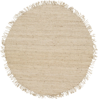 Surya Jute Bleached BLEACH Beige Area Rug 6' Round