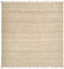 Surya Jute Bleached BLEACH Beige Area Rug 8' Square