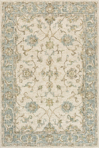 Loloi Julian JI-06 Ivory/Spa Area Rug main image