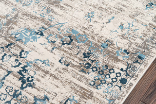 Momeni Juliet JU-01 Blue Area Rug Closeup