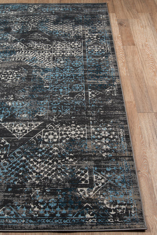 Momeni Juliet JU-02 Charcoal Area Rug Corner Shot