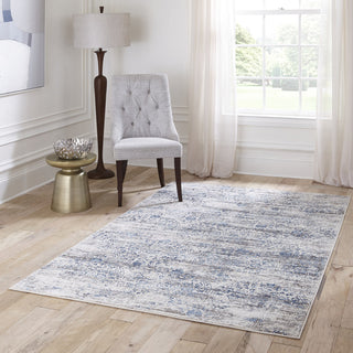 Momeni Juliet JU-03 Blue Area Rug Room Scene Feature