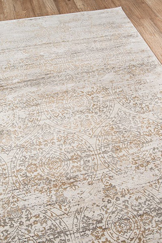 Momeni Juliet JU-03 Ivory Area Rug Corner Shot Feature