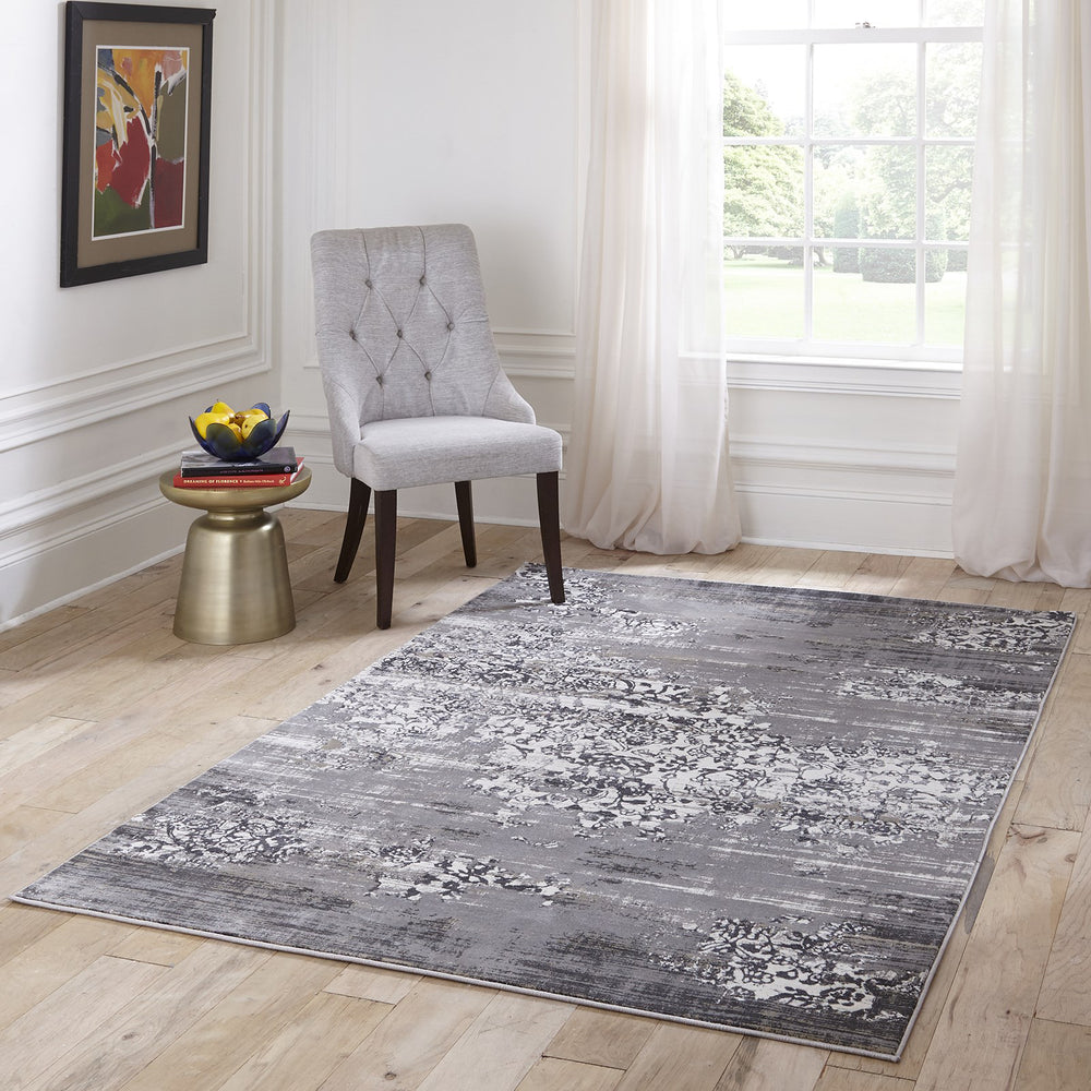 Momeni Juliet JU-05 Grey Area Rug Room Scene Feature