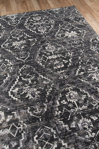 Momeni Juliet JU-08 Charcoal Area Rug Corner Image Feature