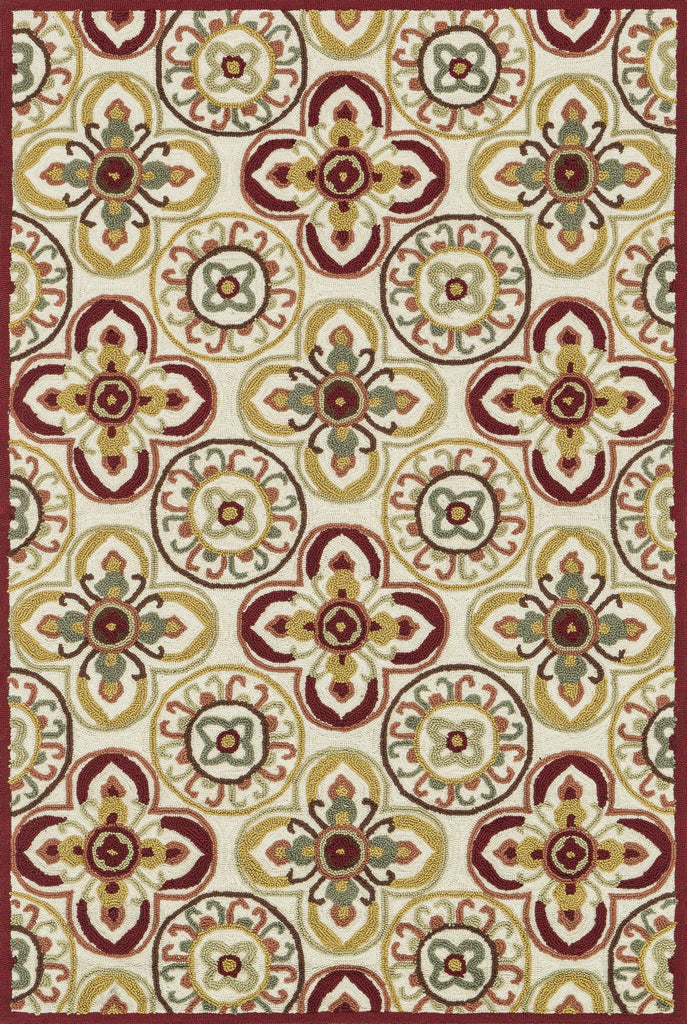 Loloi Juliana JL-26 Ivory / Red Area Rug main image