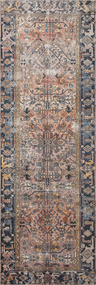 Loloi Jules JUL-02 Terracotta/Multi Area Rug by Chris Loves Julia 2'6''x7'6'' Runner