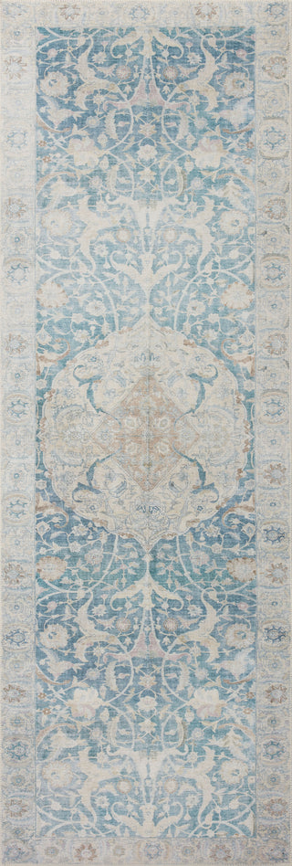 Loloi Jules JUL-03 Antique/Sky Area Rug by Chris Loves Julia 2'6''x 7'6'' Runner