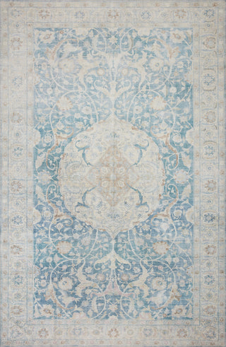 Loloi Jules JUL-03 Antique/Sky Area Rug by Chris Loves Julia Main Image