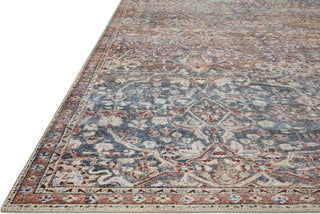 Loloi Jules JUL-06 Denim/Spice Area Rug by Chris Loves Julia Corner