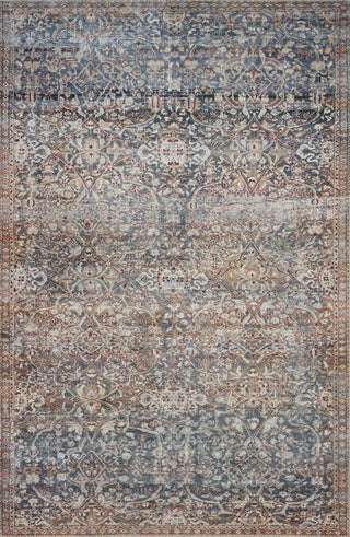 Loloi Jules JUL-06 Denim/Spice Area Rug by Chris Loves Julia Main Image