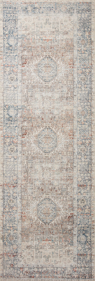 Loloi Jules JUL-07 Natural/Ocean Area Rug by Chris Loves Julia 2'6''x7'6'' Runner